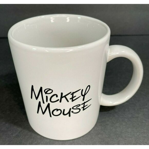 Disney Mickey Mouse White Ceramic Coffee Mug By Monogram - Picture 4 of 5